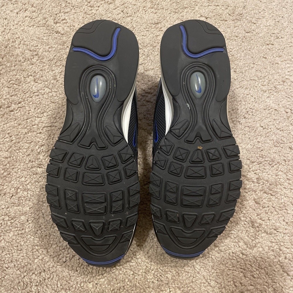 Nike Air Max 97 Black Racer Blue Men's DM9105-001 Running Shoes Size 11 - Picture 8 of 9